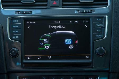 VW e-Golf, Anzeige, Display