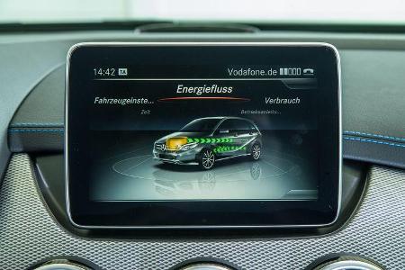 Mercedes B-Klasse Electric Drive, Display, Anzeige