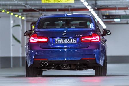 BMW 330d, Heckansicht