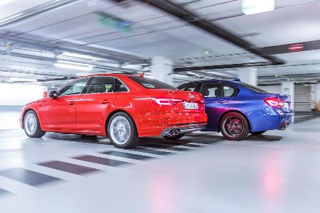 Audi A4 3.0 TDI Quattro, BMW 330d, Seitenansicht