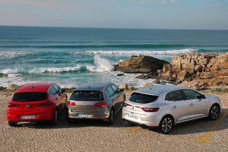 Renault Mgane dCi 130, Opel Astra 1.6 CDTI, VW Golf 1.6 TDI