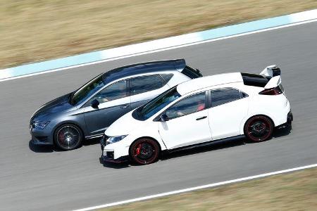 Honda Civic Type R, Seat Leon Cupra 280, Seitenansicht