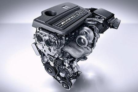 Zweiliter-Triebwerk des Mercedes-AMG A 45