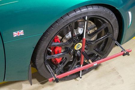 Lotus Evora 400, Radvermessung