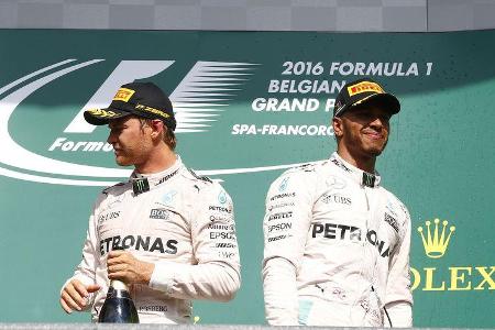 Rosberg & Hamilton - Formel 1 - GP Belgien 2016