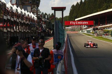 Kimi Räikkönen - Ferrari - Formel 1 - GP Belgien - Spa-Francorchamps - 27. August 2016