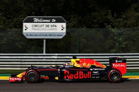 Daniel Ricciardo - Red Bull - Formel 1 - GP Belgien - Spa-Francorchamps - 27. August 2016