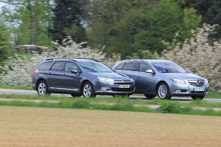 Opel Insignia Sports Tourer und Citroen C5 Tourer