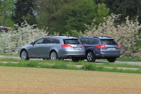 Opel Insignia Sports Tourer und Citroen C5 Tourer