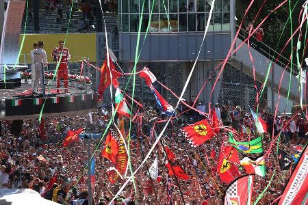Podium - Hamilton - Vettel - Massa - GP Italien 2015 - Monza