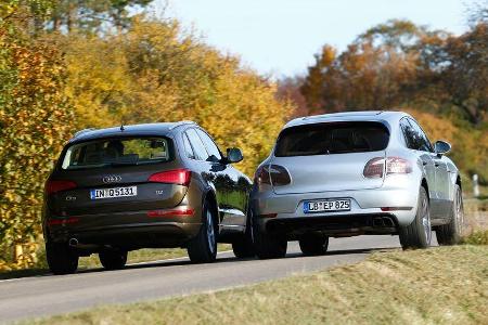 Audi Q5, Porsche Macan, Heckansicht
