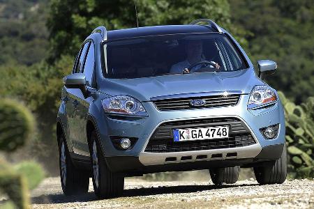 Der dynamische Ford Kuga bietet eine ausgewogene Mixtur aus Offroad, Kombi und etwas Van.