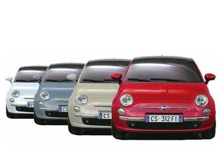 Fiat schickt den neuen 500er mit einem umfangreichen Zubehörprogramm ...