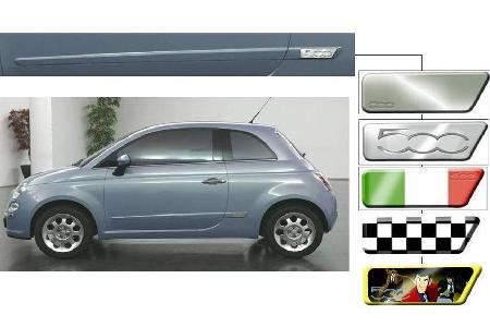 ... hält Fiat diverse Tausch-Elemente bereit.