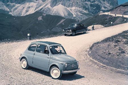 Damals begleitete der Fiat 500 auch viele Deutsche beim ersten Italien-Urlaub.