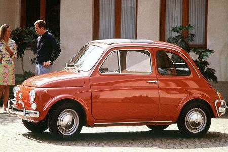 Der kleine Italiener brachte je nach Baujahr zwischen 470 und 525 Kilogramm auf die Waage.