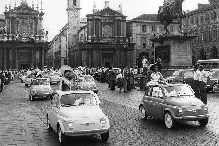Der neue 500 folgte 1957 auf den Topolino.