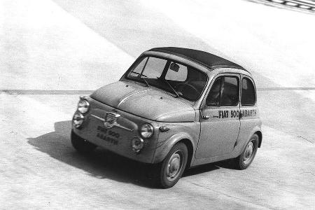 Ein besonders sportliches Modell war der Fiat 500 Abarth.