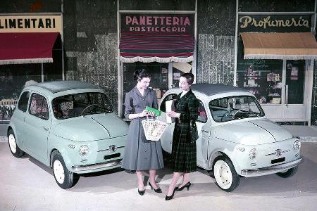 Einkaufsbummel mit dem Auto.
