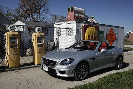 Mit dem Mercedes SLK auf der Route 66