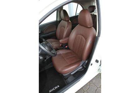 Nissan Micra 1.2 DIG-S, Fahrersitz
