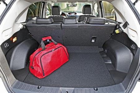 Subaru XV, Kofferraum
