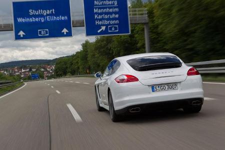 Porsche Panamera Diesel, Heck, Rückansicht