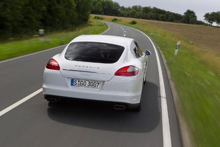 Porsche Panamera Diesel, Heck, Rückansicht