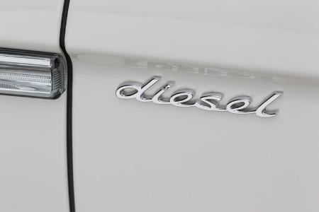 Porsche Panamera Diesel, diesel, Schriftzug
