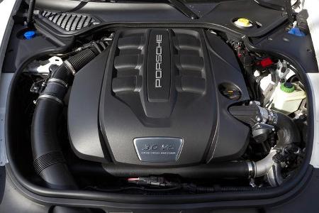 Porsche Panamera Diesel, Motor, Motorraum