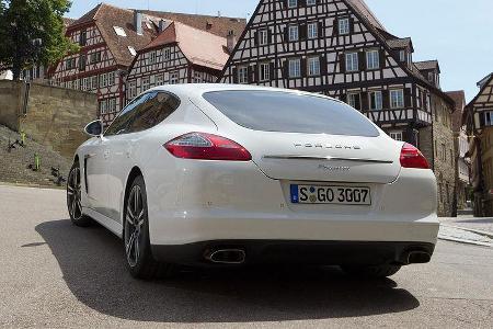 Porsche Panamera Diesel, Heckansicht