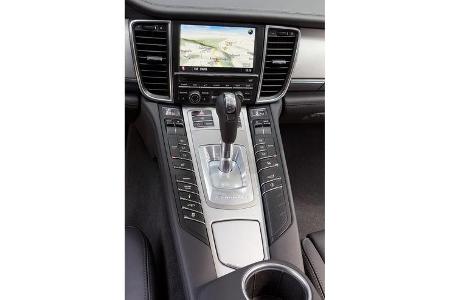Porsche Panamera Diesel, Mittelkonsole, Ganghebel, Schaltknauf
