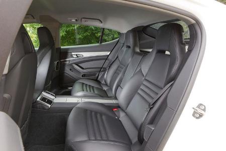 Porsche Panamera Diesel, Rücksitze, Rückbank