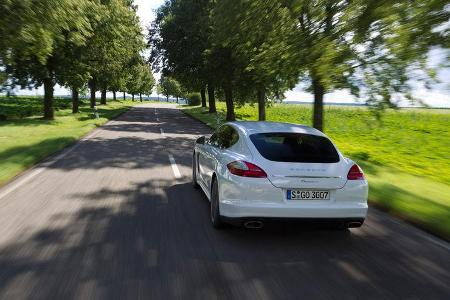 Porsche Panamera Diesel, Heck, Rückansicht