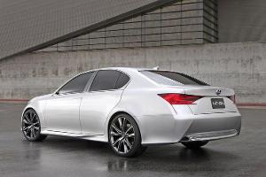 Lexus GS Hybrid, Seitenansicht, Bremslicht, Seite