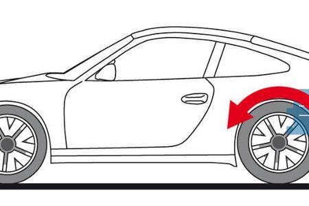 Porsche 911 GT3 RS 4.0, Zeichnung