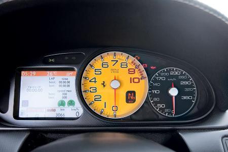 Ferrari 599 GTO, Rundinstrumente