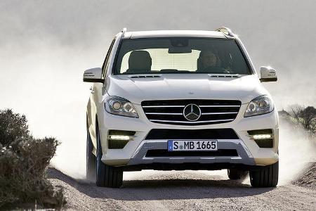Mercedes M-Klasse, Front Mercedes M-Klasse, Front