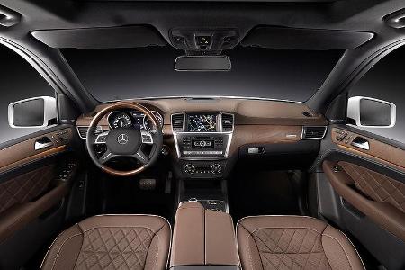Mercedes M-Klasse, Cockpit