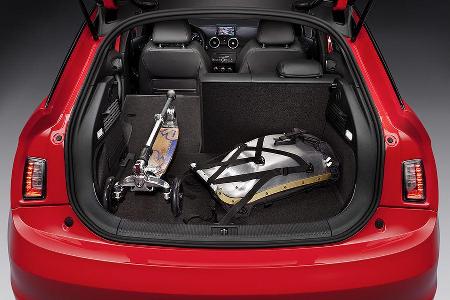 Audi A1 Sportback, Heck, Kofferraum