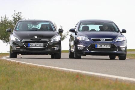Ford Mondeo 1.6 Ecoboost, Peugeot 508 155 THP
