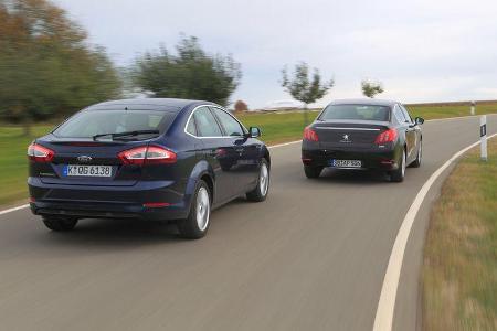 Ford Mondeo 1.6 Ecoboost, Peugeot 508 155 THP