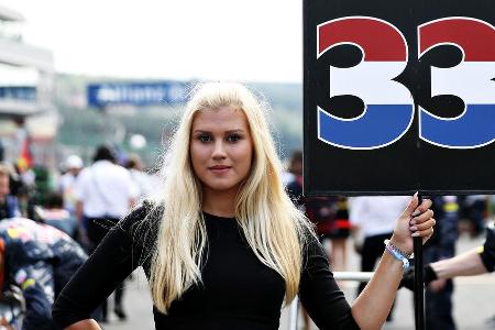 Grid Girls - GP Belgien 2016