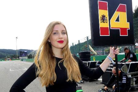 Grid Girls - GP Belgien 2016