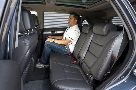 Kia Sorento, Fond, Rückbank