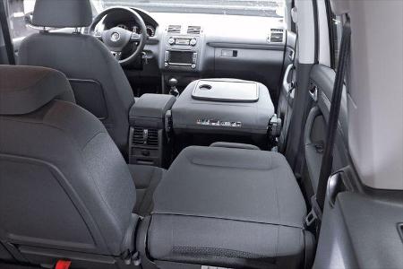 VW Touran, Fond, Rückbank