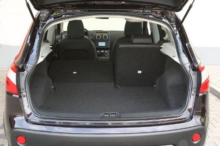 Nissan Qashqai, Kofferraum