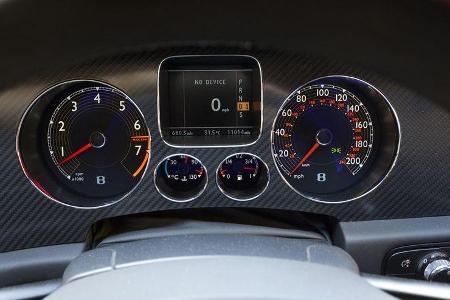 Nardo Highspeed-Test 2010, Bentley Continental Supersports, Instrumente