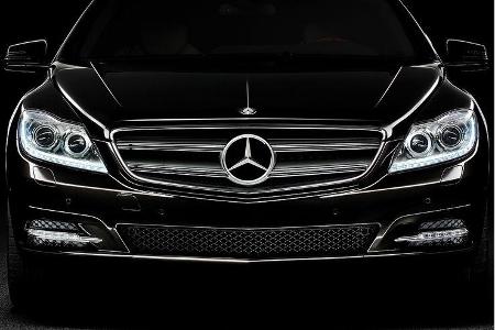 Mercedes-Benz CL 2010, Luxus-Coupé, Front, Kühlergrill