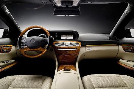 Mercedes-Benz CL 2010, Luxus-Coupé, Cockpit